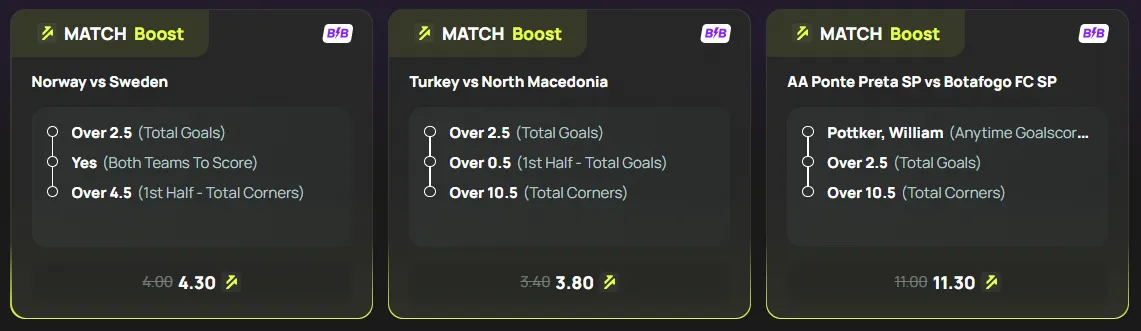 Kwiff Match Boost Live Betting Enhanced Odds